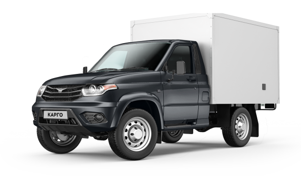 УАЗ Карго продовольственный фургон - Темно-серый металлик
