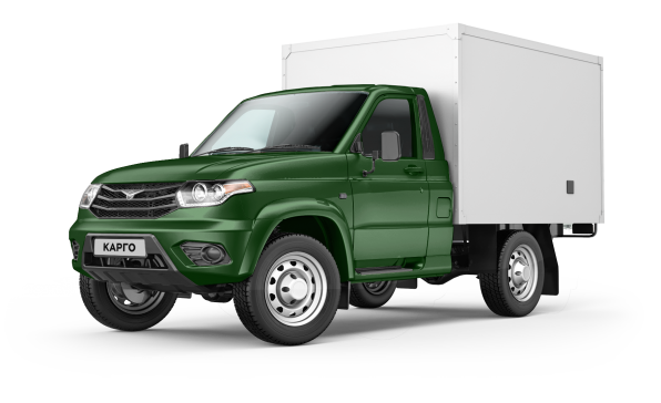УАЗ Карго продовольственный фургон - Темно-зеленый металлик