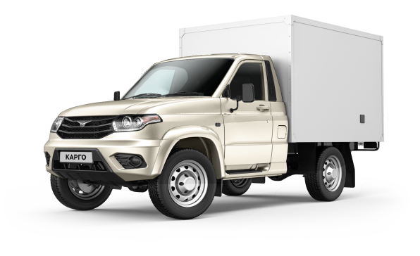 УАЗ Карго продовольственный фургон - Желто-серебристый металлик